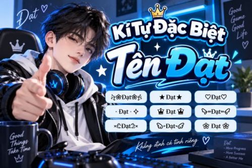 Biến Hóa Kí Tự Đặc Biệt Tên Đạt Siêu Chất Cho Game Và Profile
